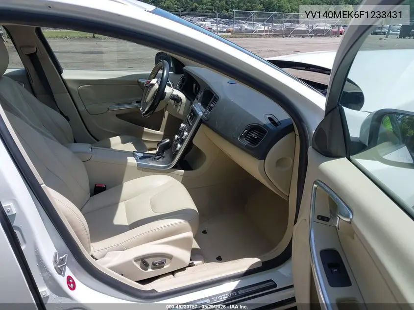 2015 Volvo V60 T5 Premier VIN: YV140MEK6F1233431 Lot: 45223757