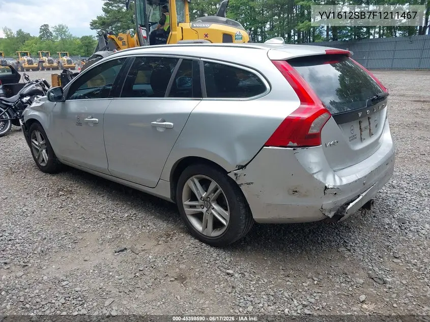 2015 Volvo V60 T5 Premier VIN: YV1612SB7F1211467 Lot: 45398590