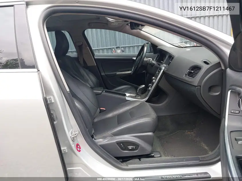 2015 Volvo V60 T5 Premier VIN: YV1612SB7F1211467 Lot: 45398590