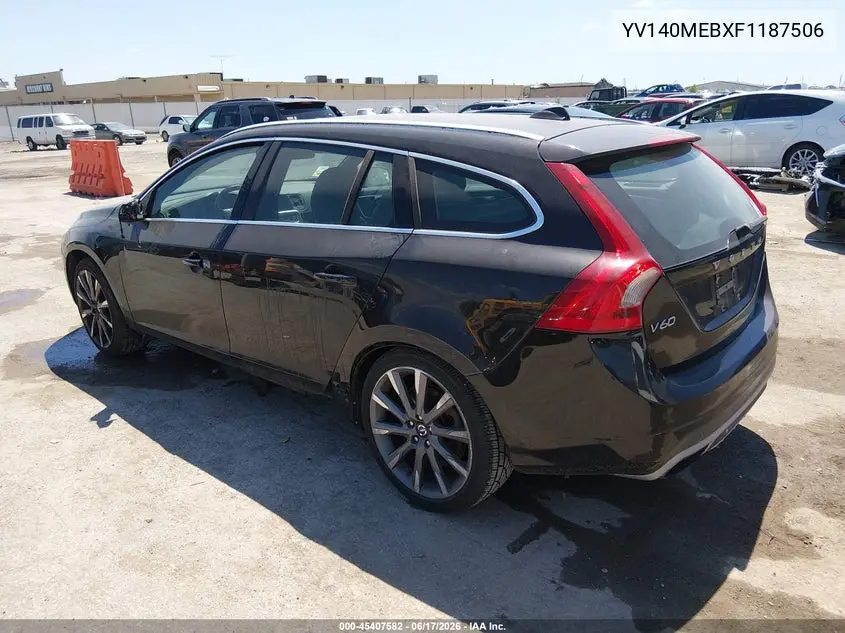 2015 Volvo V60 T5 Premier VIN: YV140MEBXF1187506 Lot: 45407582