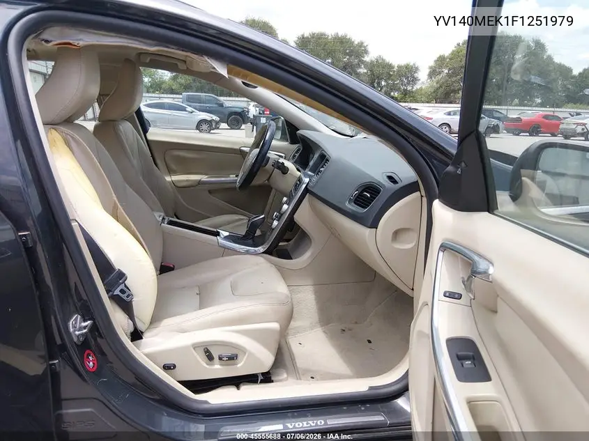 2015 Volvo V60 T5 Premier VIN: YV140MEK1F1251979 Lot: 45555688