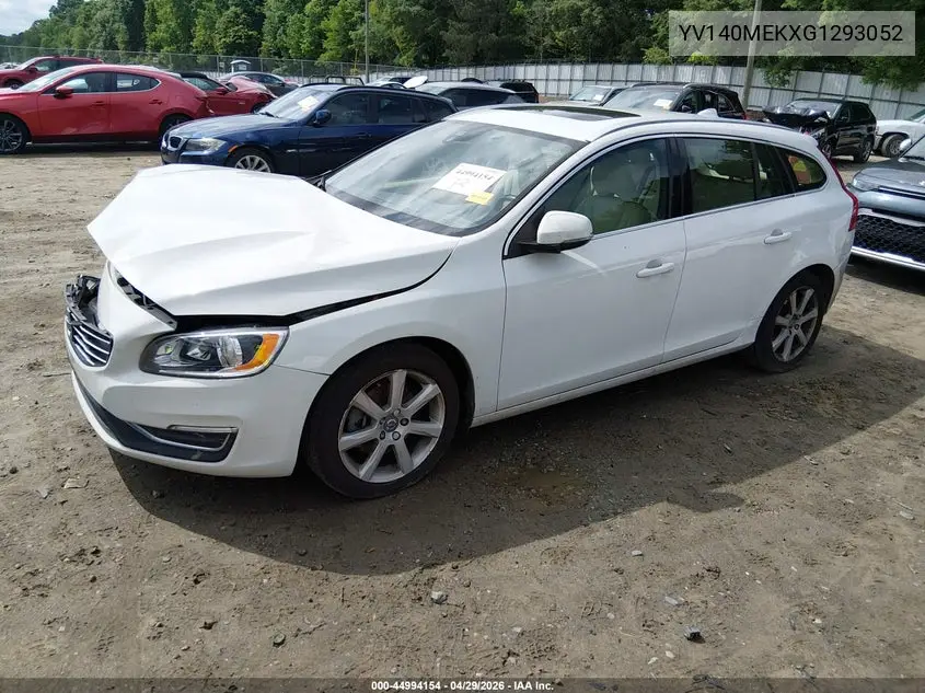 2016 Volvo V60 T5 Drive-E Premier VIN: YV140MEKXG1293052 Lot: 44994154