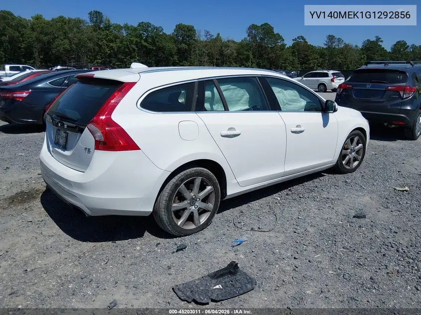 2016 Volvo V60 T5 Drive-E Premier VIN: YV140MEK1G1292856 Lot: 45203011