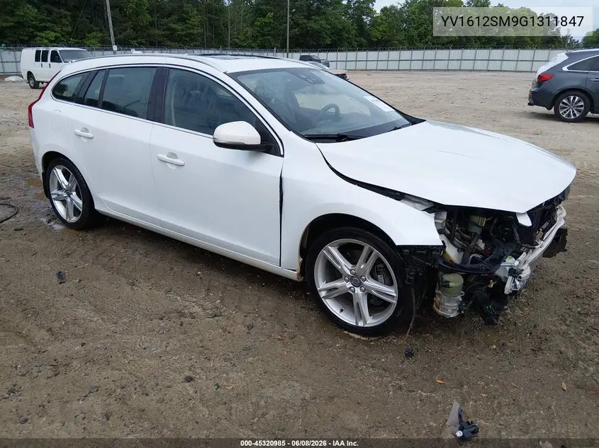 2016 Volvo V60 T5 Platinum VIN: YV1612SM9G1311847 Lot: 45320985
