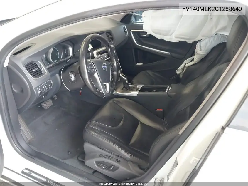 2016 Volvo V60 T5 Drive-E Premier VIN: YV140MEK2G1288640 Lot: 45325486