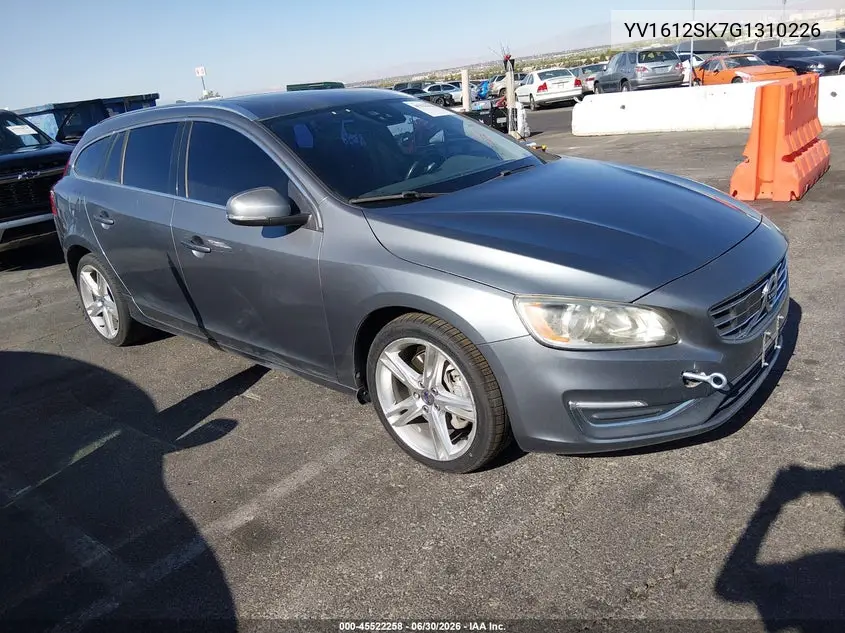 2016 Volvo V60 T5 Premier VIN: YV1612SK7G1310226 Lot: 45522258