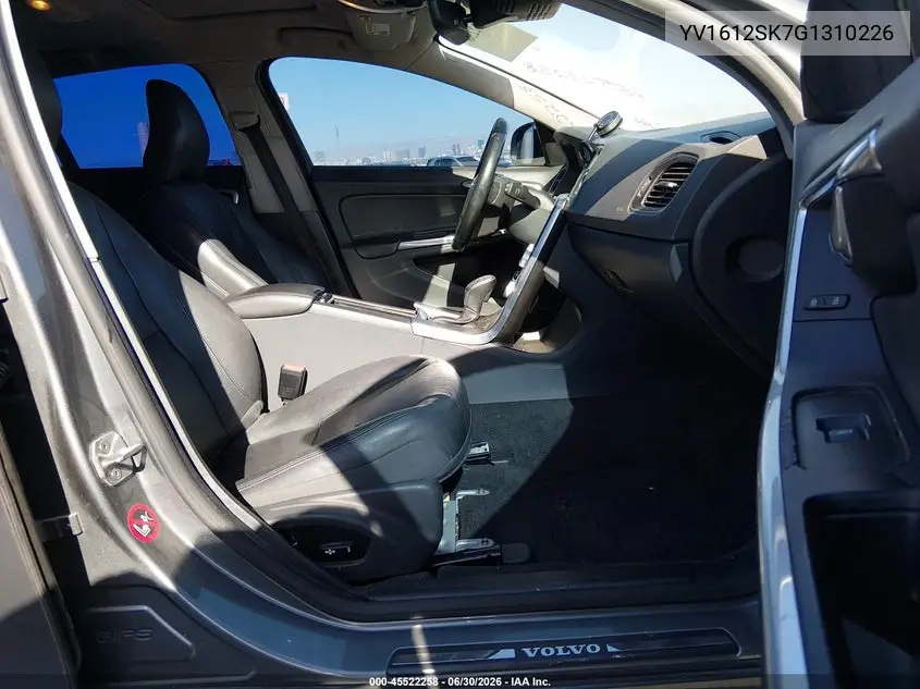 2016 Volvo V60 T5 Premier VIN: YV1612SK7G1310226 Lot: 45522258