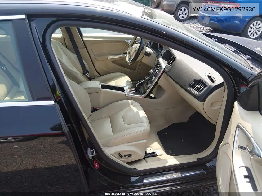 2016 Volvo V60 T5 Drive-E Premier VIN: YV140MEK9G1292930 Lot: 45595103