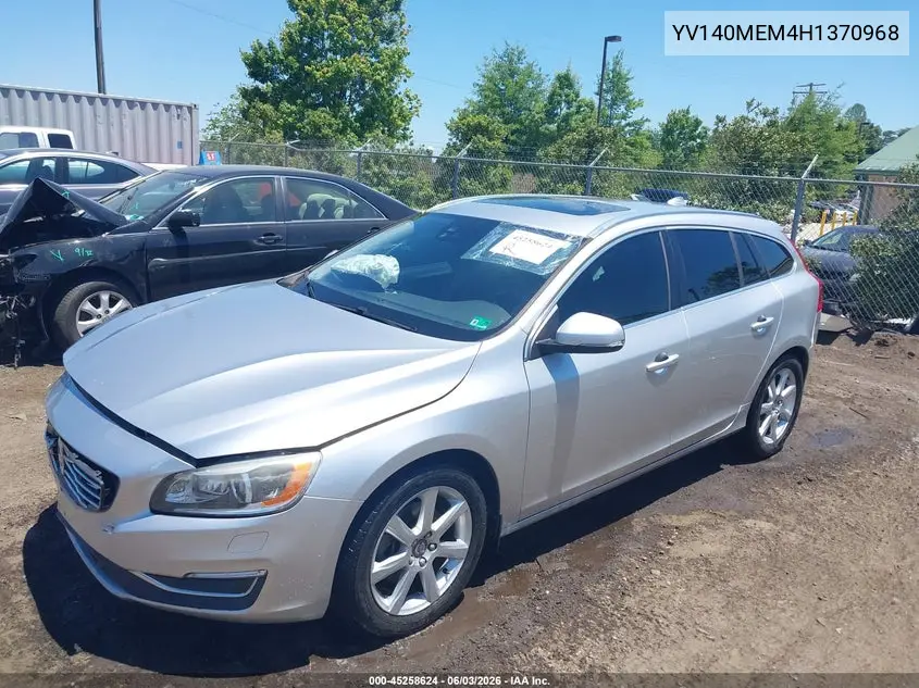2017 Volvo V60 T5 Platinum VIN: YV140MEM4H1370968 Lot: 45258624