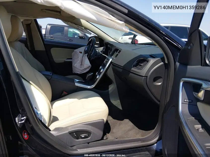 2017 Volvo V60 T5 Platinum VIN: YV140MEM0H1359286 Lot: 45351938