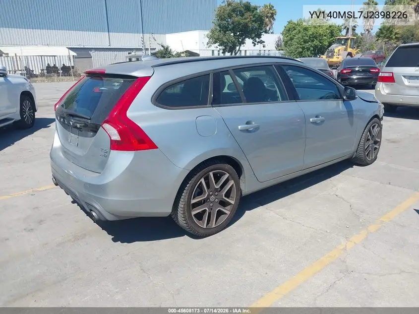 2018 Volvo V60 T5 Dynamic VIN: YV140MSL7J2398226 Lot: 45608173