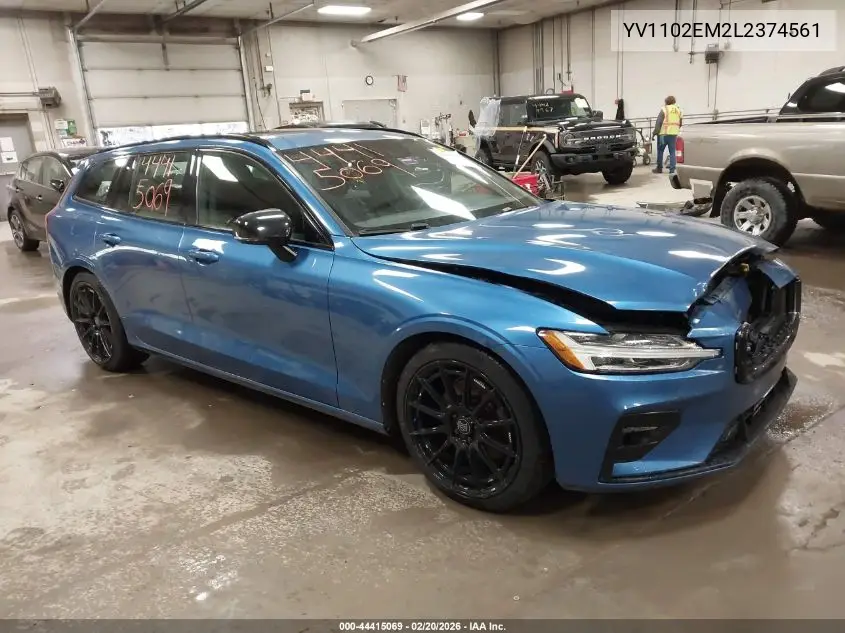 2020 Volvo V60 T5 R-Design VIN: YV1102EM2L2374561 Lot: 44415069