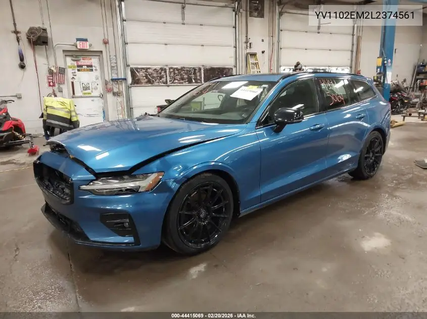 2020 Volvo V60 T5 R-Design VIN: YV1102EM2L2374561 Lot: 44415069