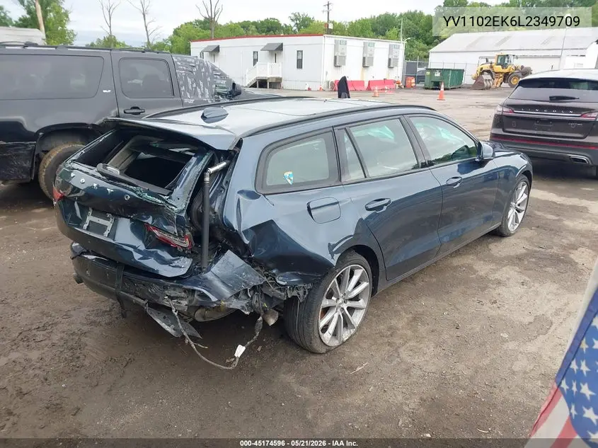 2020 Volvo V60 T5 Momentum VIN: YV1102EK6L2349709 Lot: 45174596