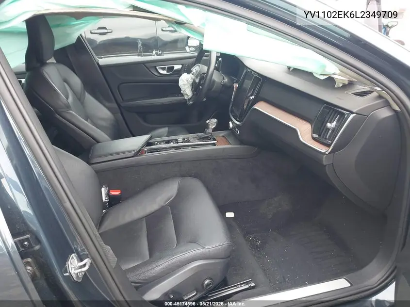 2020 Volvo V60 T5 Momentum VIN: YV1102EK6L2349709 Lot: 45174596
