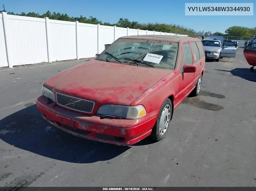 1998 Volvo V70 T5 VIN: YV1LW5348W3344930 Lot: 45404161
