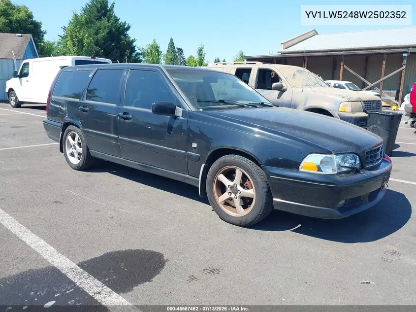 1998 Volvo V70 R VIN: YV1LW5248W2502352 Lot: 45567462
