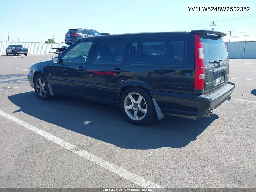 1998 Volvo V70 R VIN: YV1LW5248W2502352 Lot: 45567462