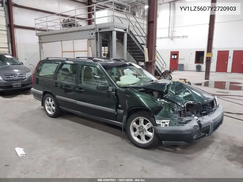 2000 Volvo V70 Xc/Xc Se VIN: YV1LZ56D7Y2720903 Lot: 43497001