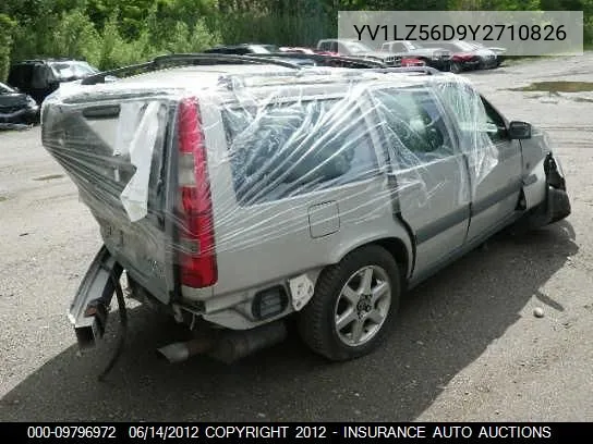 2000 Volvo V70 Xc Awd/Se VIN: YV1LZ56D9Y2710826 Lot: 9796972