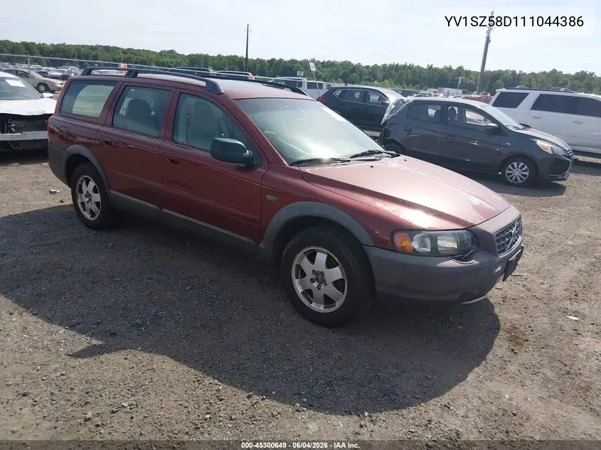 2001 Volvo V70 Xc VIN: YV1SZ58D111044386 Lot: 45300649