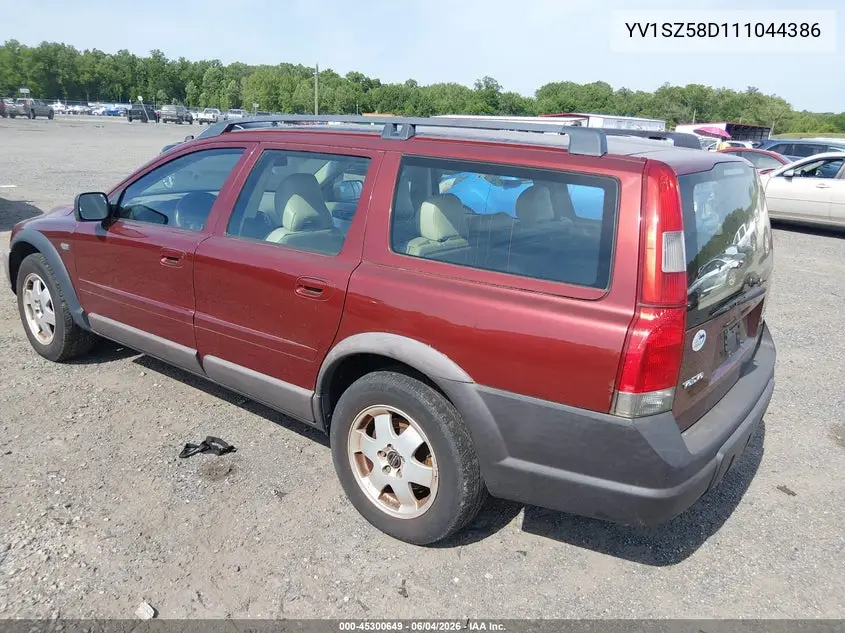 2001 Volvo V70 Xc VIN: YV1SZ58D111044386 Lot: 45300649