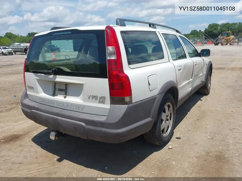 2001 Volvo V70 Xc VIN: YV1SZ58D011045108 Lot: 45431907