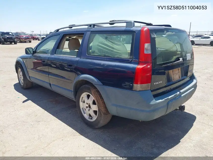2001 Volvo V70 Xc VIN: YV1SZ58D511004053 Lot: 45531563