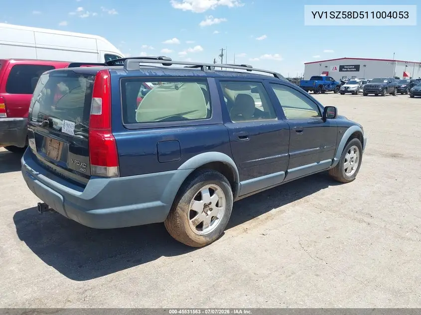 2001 Volvo V70 Xc VIN: YV1SZ58D511004053 Lot: 45531563