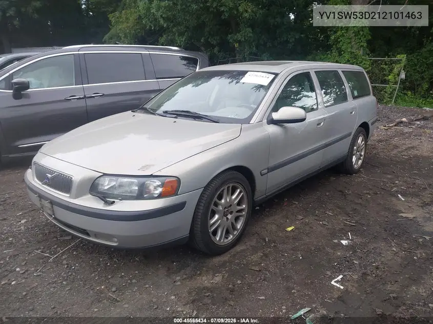 2001 Volvo V70 T5 VIN: YV1SW53D212101463 Lot: 45565434
