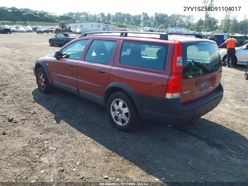 2001 Volvo V70 VIN: 2YV1SZ58D91104017 Lot: 45645022
