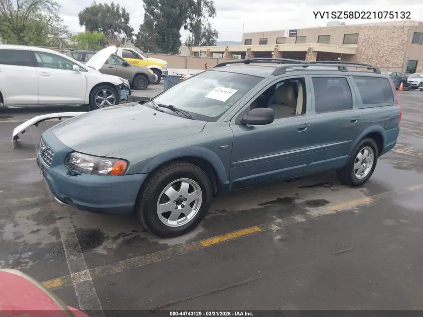 2002 Volvo V70 Xc VIN: YV1SZ58D221075132 Lot: 44743129