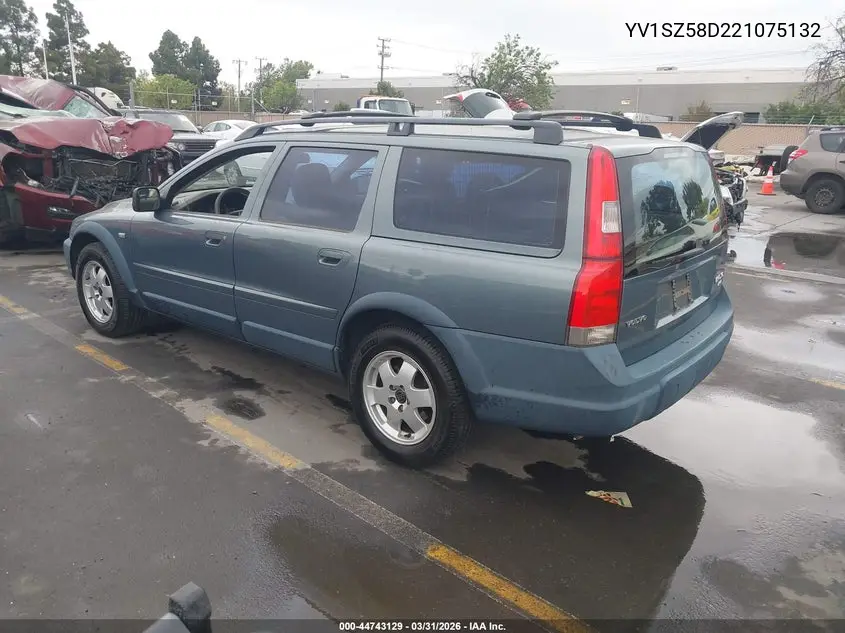 2002 Volvo V70 Xc VIN: YV1SZ58D221075132 Lot: 44743129