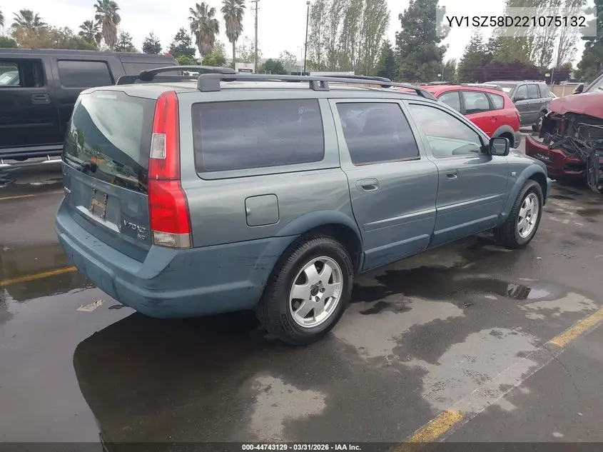 2002 Volvo V70 Xc VIN: YV1SZ58D221075132 Lot: 44743129