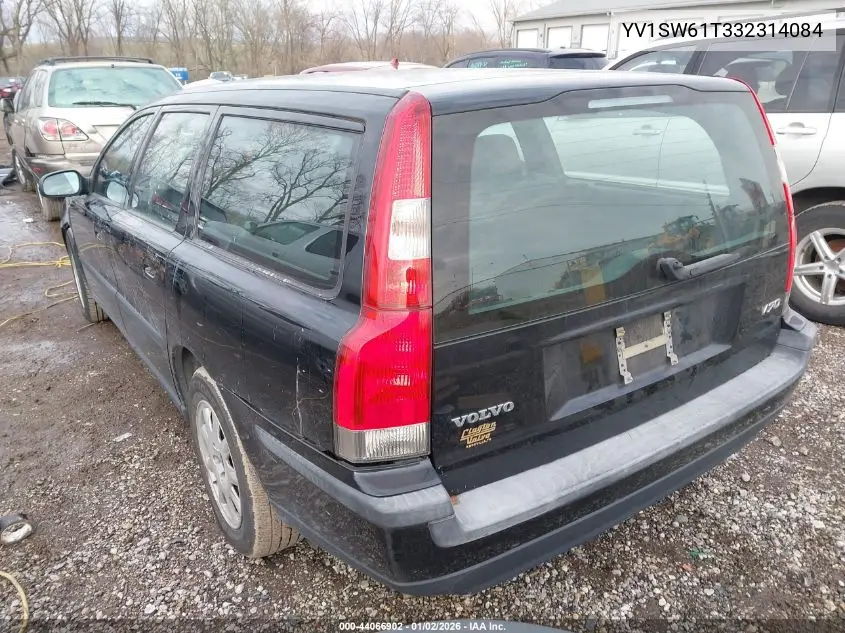 2003 Volvo V70 2.4 VIN: YV1SW61T332314084 Lot: 44066902