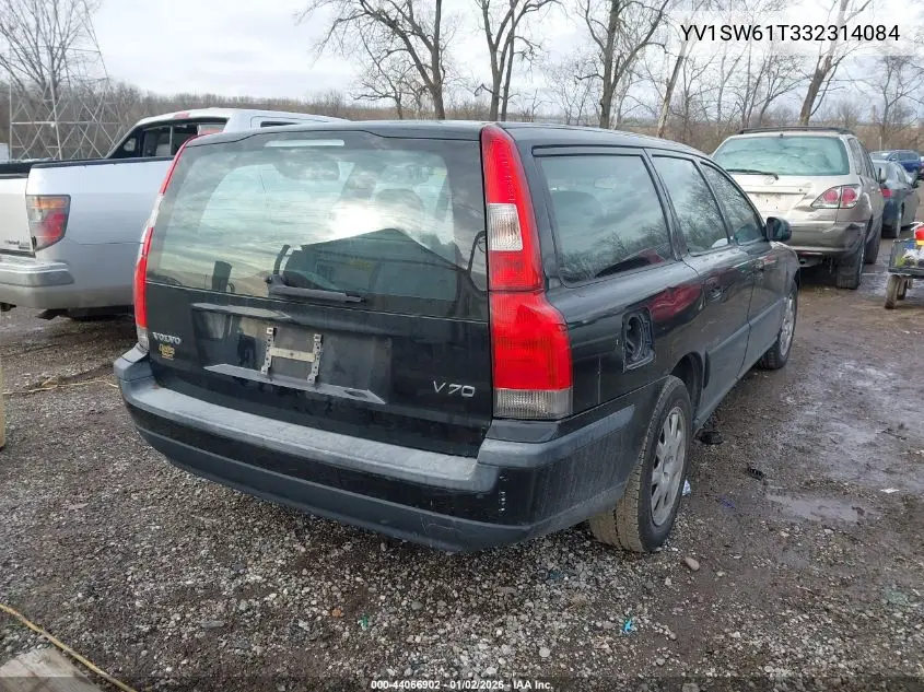 2003 Volvo V70 2.4 VIN: YV1SW61T332314084 Lot: 44066902