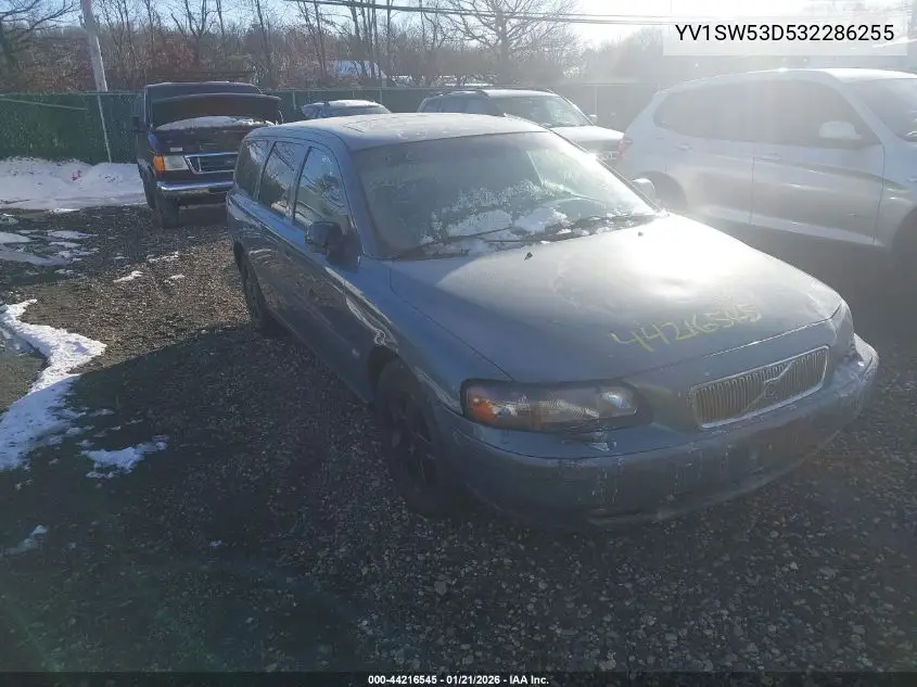 2003 Volvo V70 T5 VIN: YV1SW53D532286255 Lot: 44216545