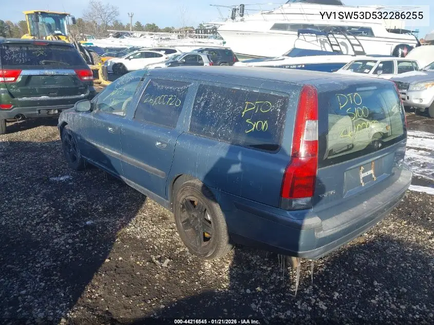 2003 Volvo V70 T5 VIN: YV1SW53D532286255 Lot: 44216545