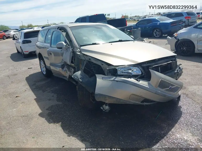 2003 Volvo V70 2.4T VIN: YV1SW58D832299364 Lot: 44607086