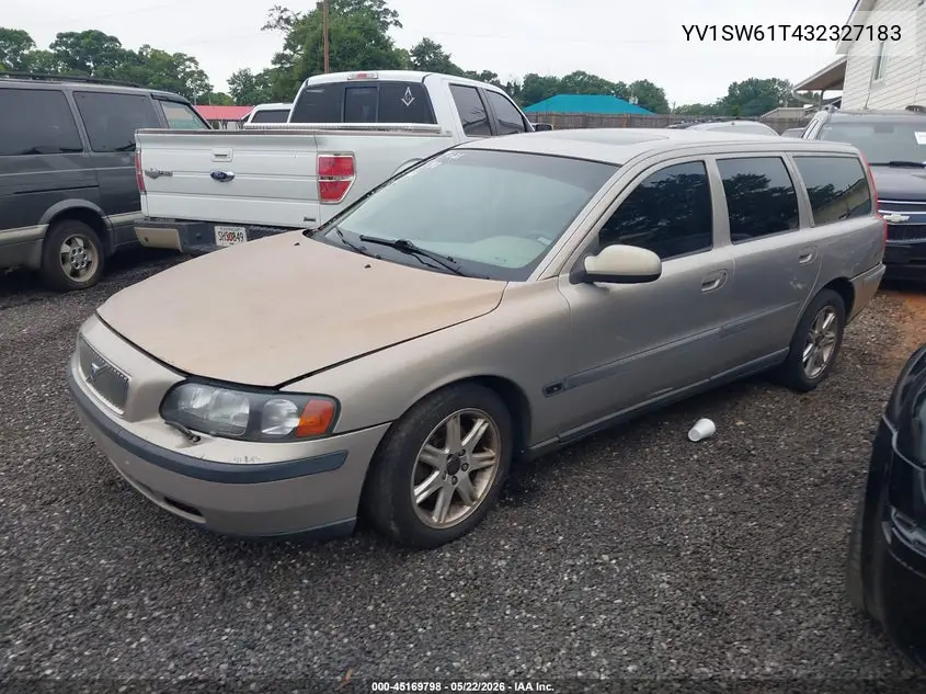 2003 Volvo V70 2.4 VIN: YV1SW61T432327183 Lot: 45169798