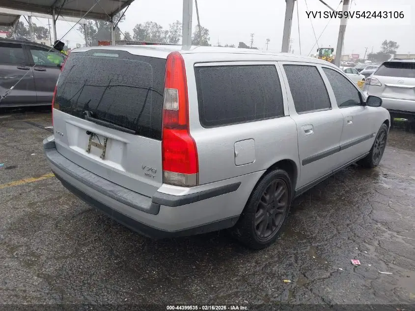 2004 Volvo V70 2.5T VIN: YV1SW59V542443106 Lot: 44399535