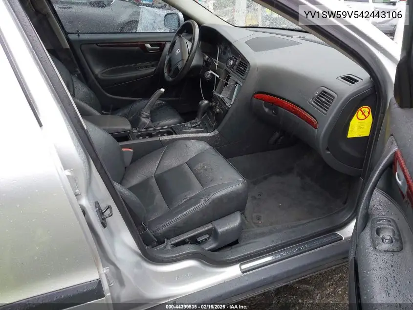 2004 Volvo V70 2.5T VIN: YV1SW59V542443106 Lot: 44399535