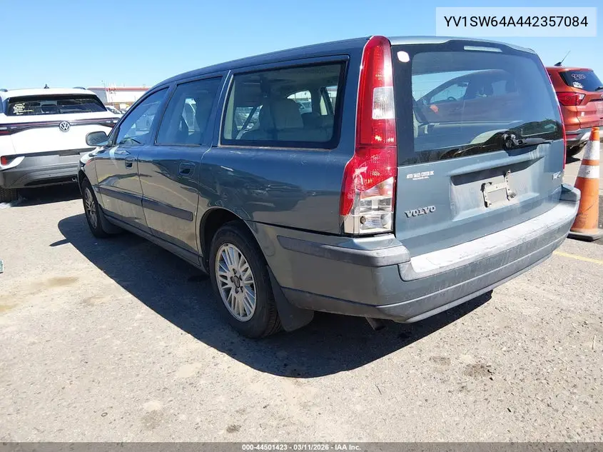 2004 Volvo V70 2.4 VIN: YV1SW64A442357084 Lot: 44501423
