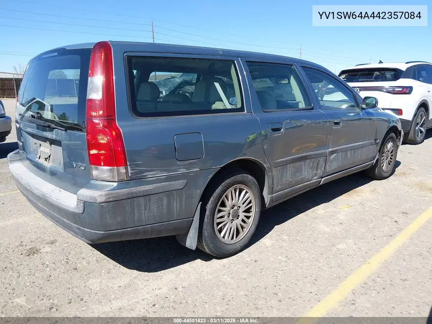 2004 Volvo V70 2.4 VIN: YV1SW64A442357084 Lot: 44501423