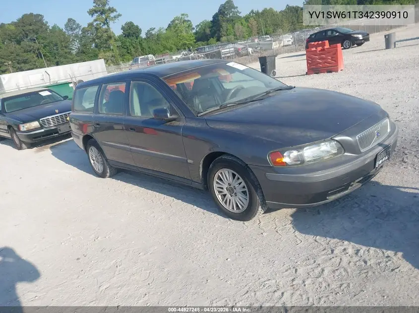 2004 Volvo V70 2.4 VIN: YV1SW61T342390910 Lot: 44927248