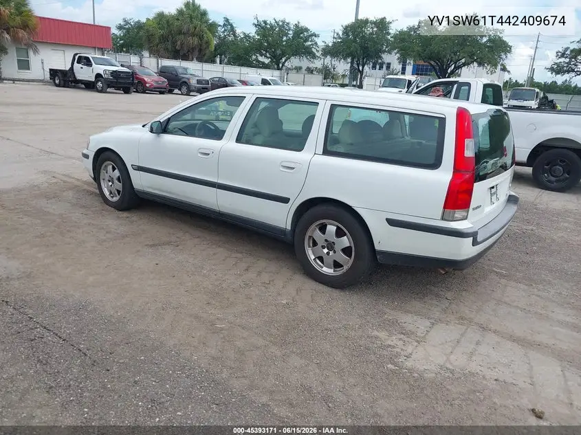 2004 Volvo V70 2.4 VIN: YV1SW61T442409674 Lot: 45393171