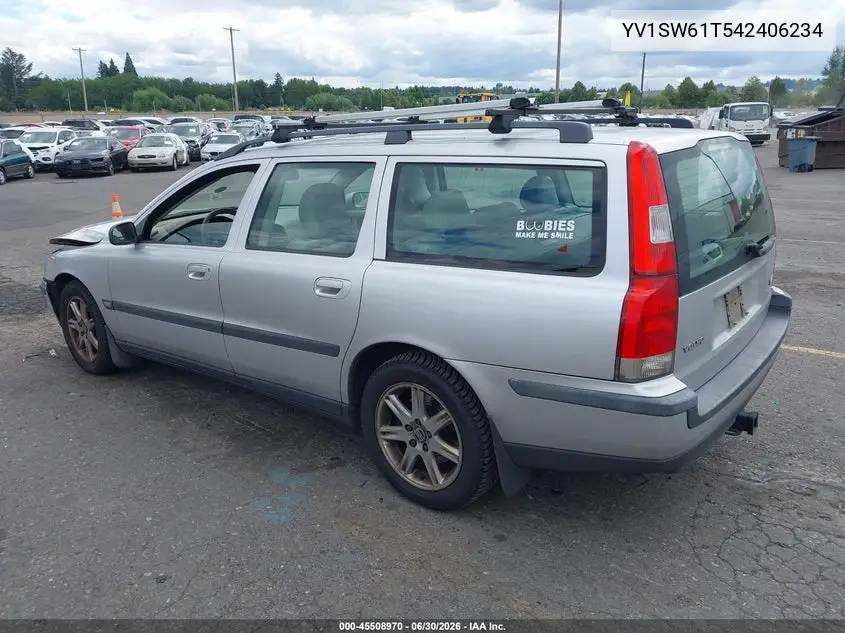 2004 Volvo V70 2.4 VIN: YV1SW61T542406234 Lot: 45508970