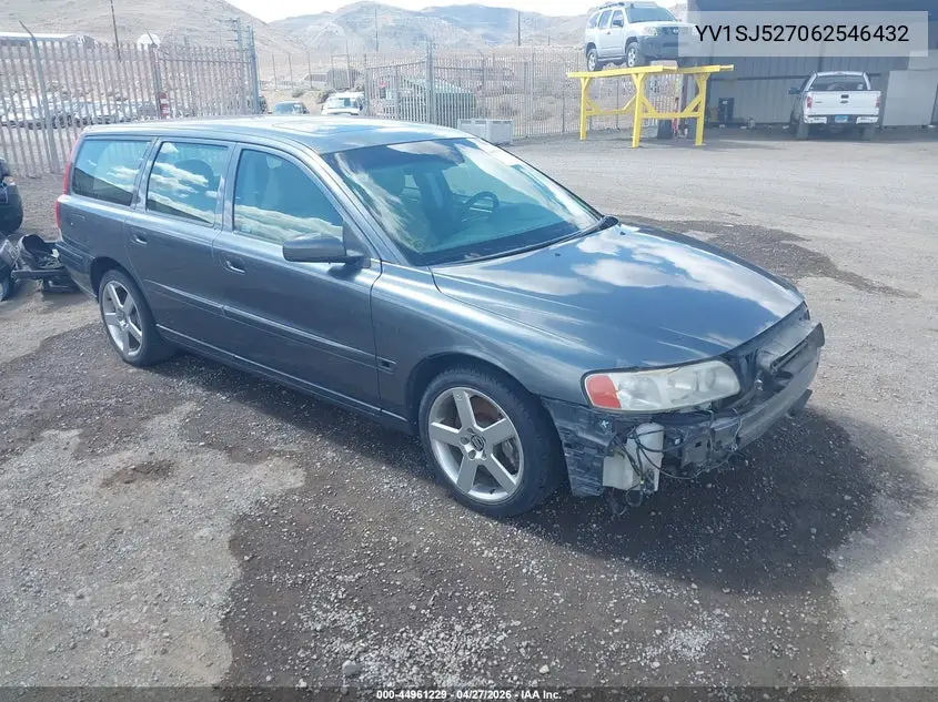 2006 Volvo V70 R VIN: YV1SJ527062546432 Lot: 44961229