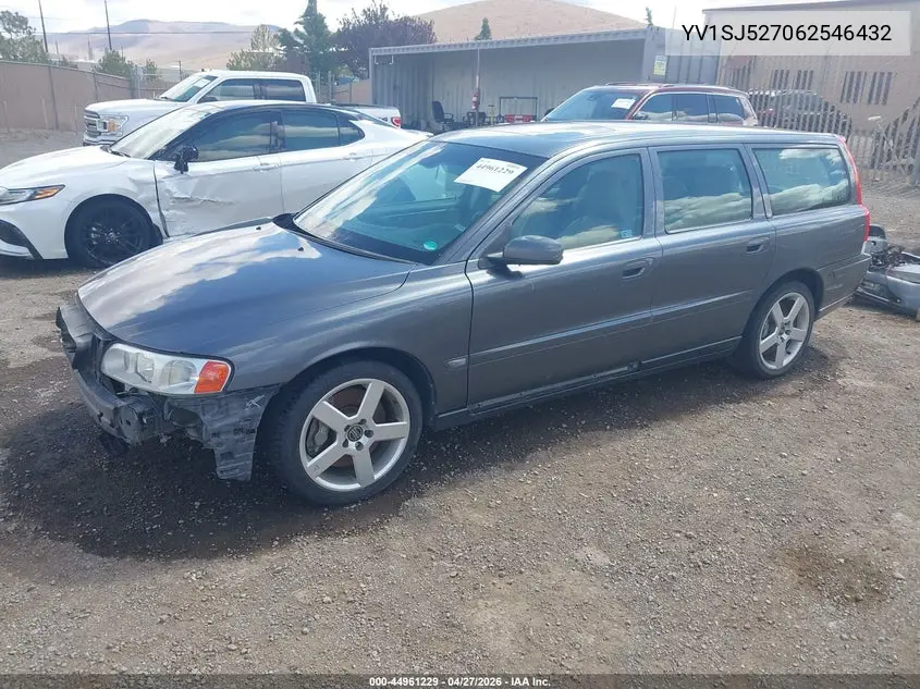 2006 Volvo V70 R VIN: YV1SJ527062546432 Lot: 44961229