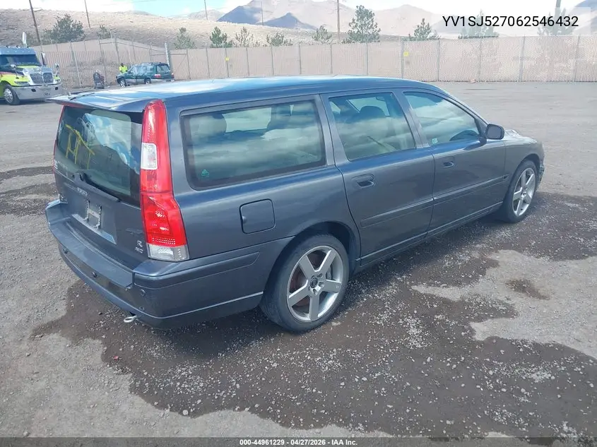 2006 Volvo V70 R VIN: YV1SJ527062546432 Lot: 44961229